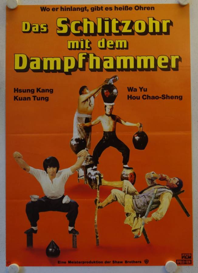 Das Schlitzohr mit dem Dampfhammer originales deutsches Filmplakat